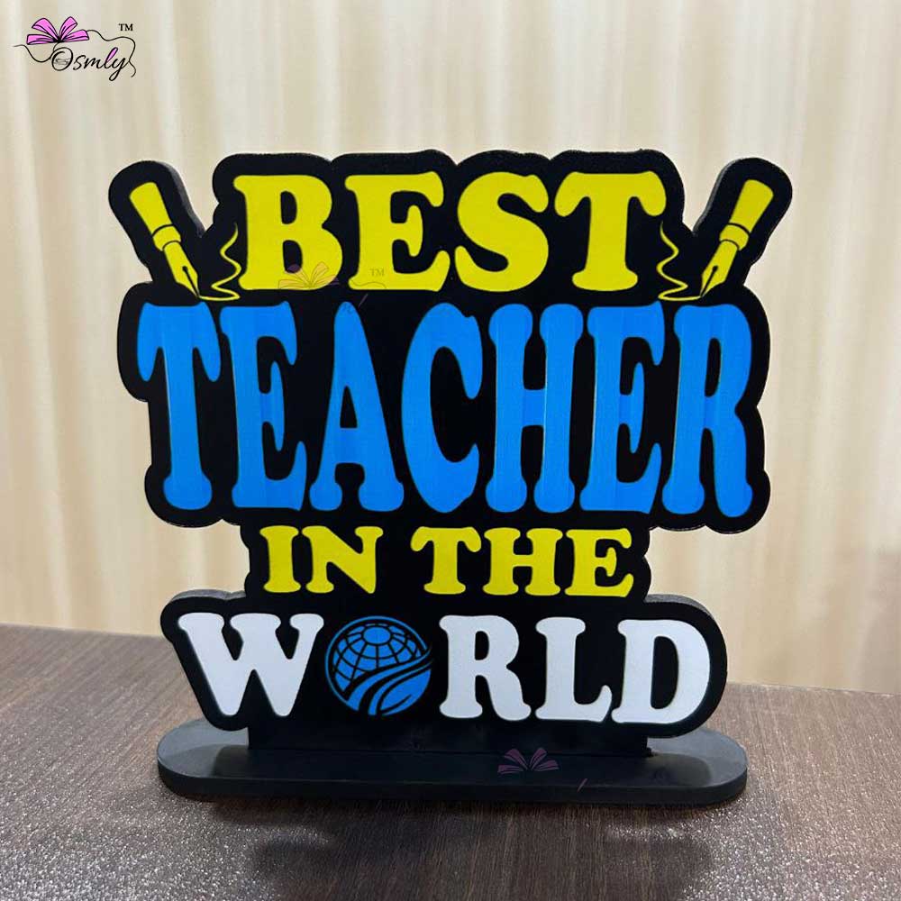 OSMLY Best Teacher Standee from OSMLY Motivational Quotes